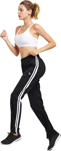 Miniatura 5 de BALEAF Pantalones deportivos para mujer, pantalones deportivos para correr, bolsillos con cremallera, pantalones deportivos para calentar, casuales