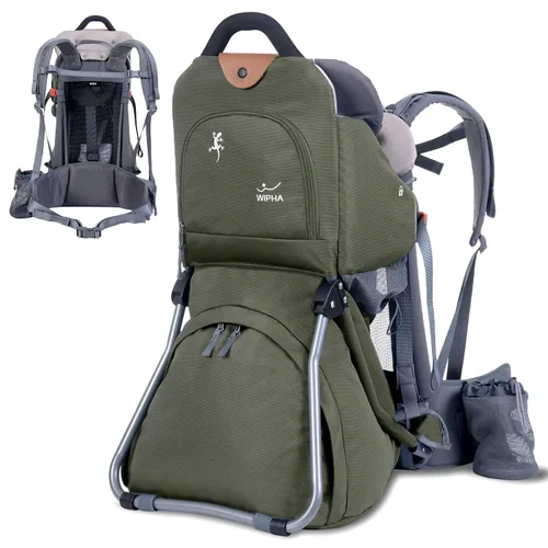 Miniatura 13 de WIPHA Mochila de Senderismo para Bebé, Mochila de Hombro Ligera para Niños Pequeños con Protección Solar, Mochila de Silla para Niños de 6 Meses a 2