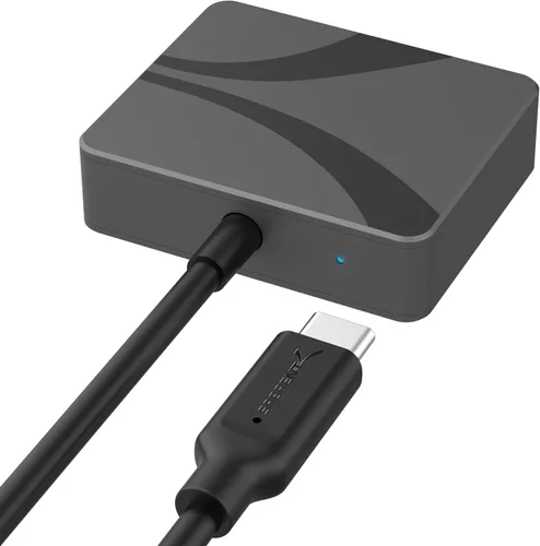 Miniatura 11 de SABRENT Carcasa USB C NVMe, Carcasa SSD M.2 sin herramientas para 2230-2280, adaptador USB 3.2 Gen 2 de 10 Gbps, refrigeración de aluminio, carcasa