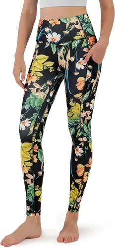 Miniatura 2 de ODODOS High Waist Yoga Pants for Women with Pockets, Tummy Control Running Sports Workout Yoga Leggings