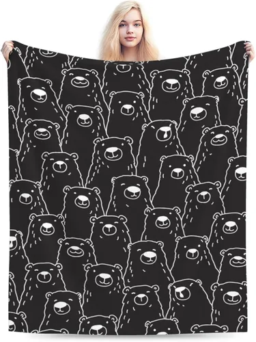 Miniatura 7 de Perinsto Manta de forro polar para niña negra africana, ultra suave y cálida para todas las estaciones, para cama, silla, automóvil, sofá