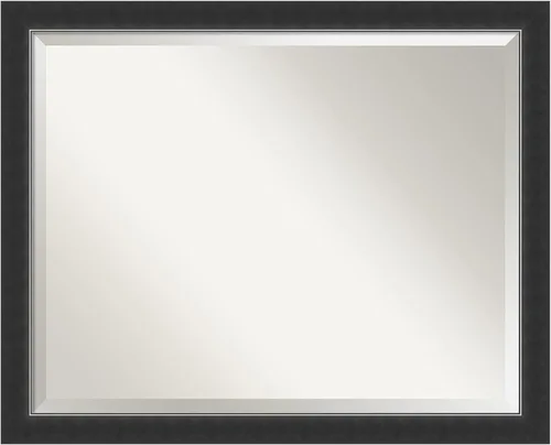 Miniatura 51 de Amanti Art Espejo de baño de madera, espejo de pared negro Ashton para usar como espejo de tocador de baño sobre el fregadero