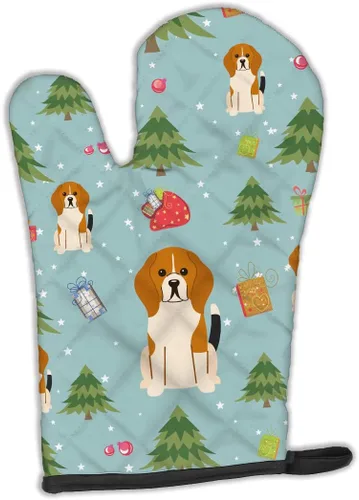 Miniatura 349 de Caroline's Treasures BB2732OVMT Dog House Collection Border Collie - Guante de horno grueso resistente al calor para sartenes calientes y horno
