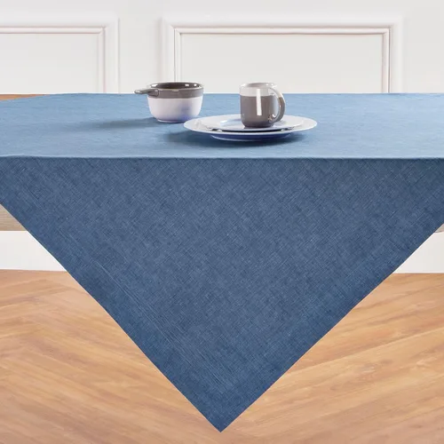 Miniatura 47 de Solino Home - Mantel de lino azul rey de 52 x 52 pulgadas - 100% lino puro cuadrado - Athena, mantel lavable a máquina para Navidad, Año Nuevo