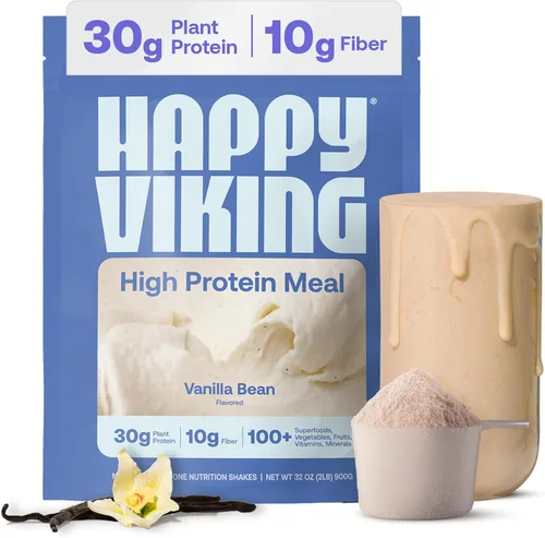 Miniatura 11 de Happy Viking Proteína en Polvo de Chocolate + Súper Alimentos, Creado por Venus Williams, 30G de Proteína, Bajo en Carbohidratos, Cetogénico
