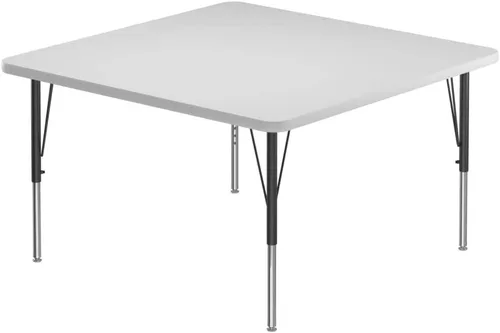 Miniatura 20 de Correll - Mesa rectangular de 24 x 36 pulgadas, mesa de actividades superior de borrado en seco, altura ajustable (19 a 29), laminado de alta
