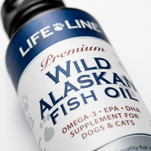 Miniatura 12 de Life Line Pet Nutrition Suplemento omega-3 de aceite de pescado salvaje de Alaska para piel y pelaje, apoya la salud cerebral, ocular y cardíaca