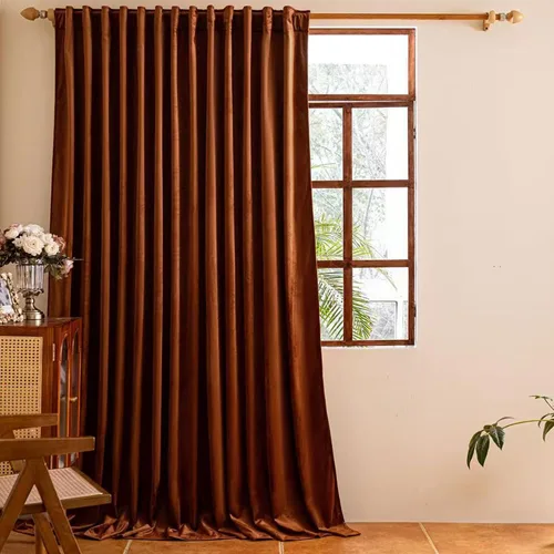 Miniatura 15 de YOFUN Cortinas de terciopelo negro de 84 pulgadas de largo, con pestaña trasera, paneles de protección de privacidad