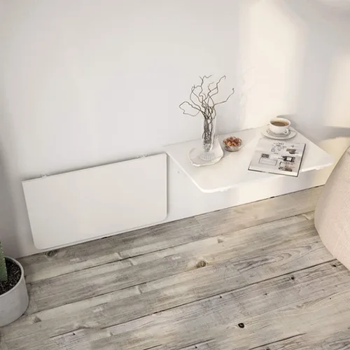Miniatura 5 de Mesa plegable flotante de pared, mesa de comedor de cocina, mesa de ordenador portátil, mesa de jardín, mesita de noche, mesas de bar, banco