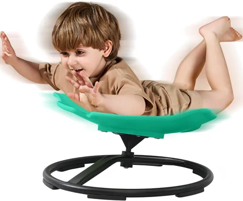Silla giratoria para niños autistas, juguetes sensoriales para niños con autismo, silla giratoria sensorial de 360°, asiento giratorio en forma de
