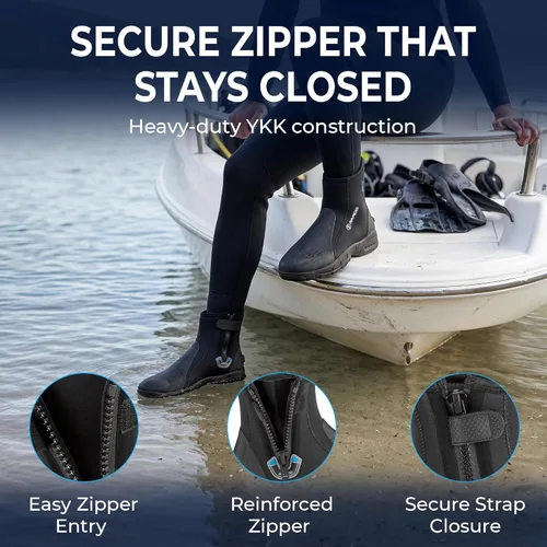Miniatura 5 de Phantom Aquatics Rapido - Botas de buceo con suela dura de 0.256 in
