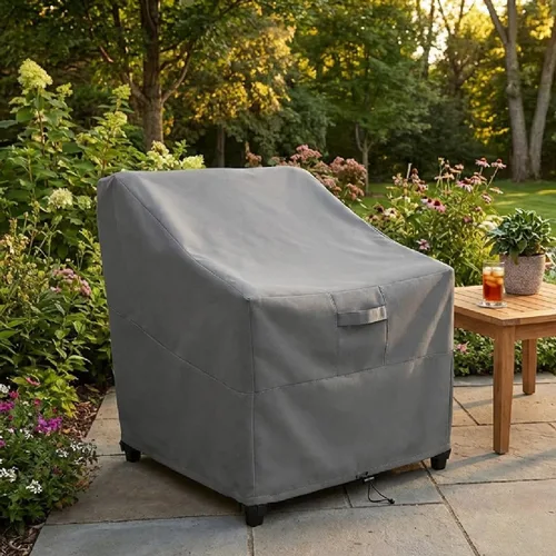 Miniatura 9 de Funda para silla de muebles de exterior de patio - Premium Heavy Duty - Gris