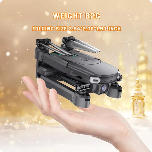 Miniatura 6 de Dron plegable con cámara para niños principiantes – Juguetes de helicóptero de control remoto, regalos para niños y niñas, 1080P HD FPV RC Drones