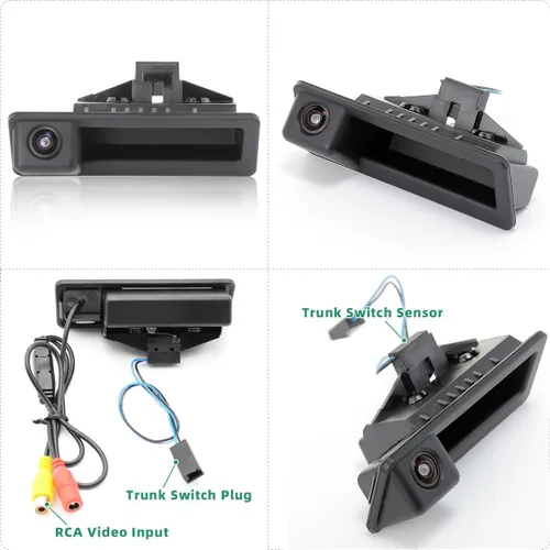 Miniatura 4 de Cámara de respaldo de vehículo con trayectoria inteligente dinámica línea guía móvil para BMW E82 E88 E84 E90 E91 E92 E93 E70 E60 E61 E39 3 5 X5 X6
