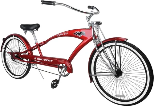 Miniatura 23 de MICARGI Bicicleta híbrida para adultos de 24/26 pulgadas, bicicleta híbrida de 1/7 velocidades para mujeres, hombres, personas mayores, bicicleta