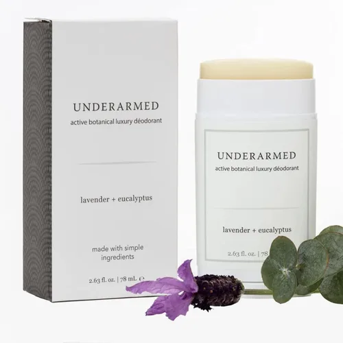 Desodorante en barra natural libre de aluminio (funciona) Mantente fresco todo el día - Underarmed para mujeres y hombres - Orgánico, saludable,