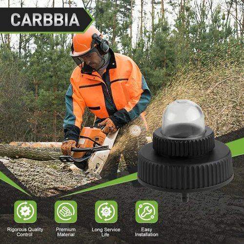 Miniatura 8 de A01372A Tapa de combustible con imprimación incorporada para motosierras Homelite XL XL-2 Super 2 VI 180 190 192 200 LX30 240 UP05955