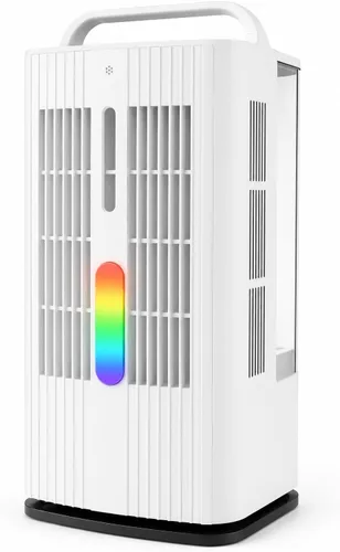 Miniatura 11 de Aires acondicionados portátiles, enfriador de aire evaporativo de 1700 ml con control remoto, mini aire acondicionado portátil oscilante de 120°
