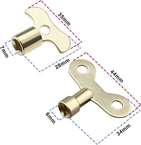 Miniatura 3 de Create idea Llave de válvula de radiador de llave de grifo de 0.236 in 0.276 in Interruptor de perilla de agua multifuncional para fábrica jardín