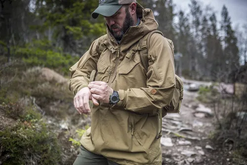 Miniatura 9 de Helikon-Tex Chaqueta Pilgrim Anorak para hombre, línea de Bushcraft duradera