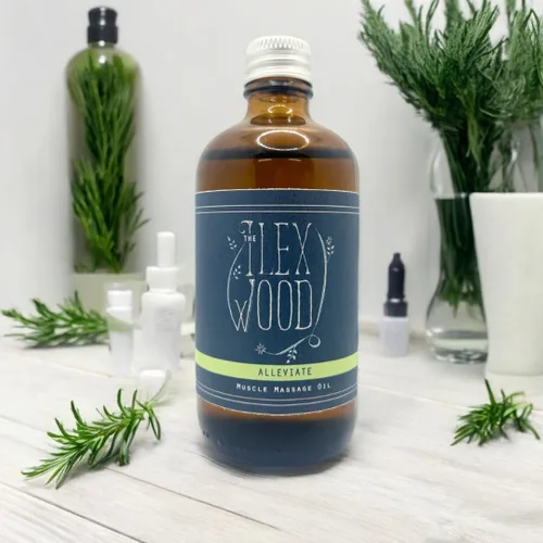 Miniatura 5 de The Ilex Wood - Aliviar - Aceite de masaje muscular natural vegano, hecho a mano - 3.38 fl oz (3.4 fl oz)