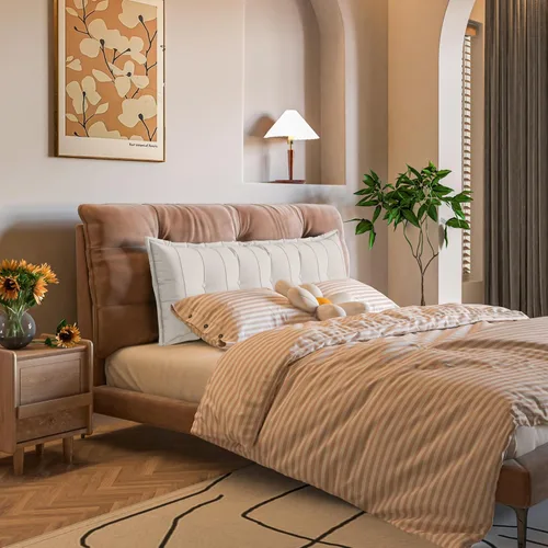 Miniatura 6 de Johnear Almohada para cabecero, almohadas de lectura grandes para sentarse en la cama para adultos, cojín para respaldo, almohada de apoyo