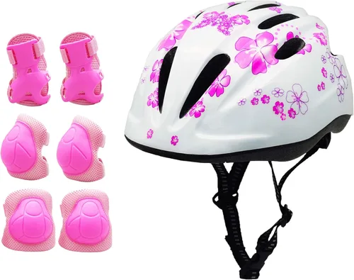 Miniatura 15 de Casco de bicicleta súperligero rosa para niñas pequeñas y bebés. Ángel