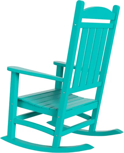 Miniatura 7 de WestinTrends Malibu - Mecedora para exteriores/patio, color turquesa