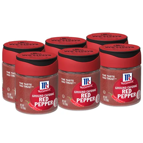 McCormick Pimiento rojo de cayena molido, 1 oz (paquete de 6)