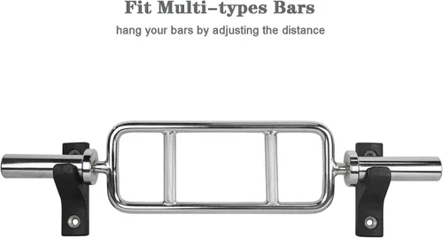 Miniatura 3 de Luwint Soporte de barra horizontal montado en la pared, estante de almacenamiento de 1 bar/2 barras