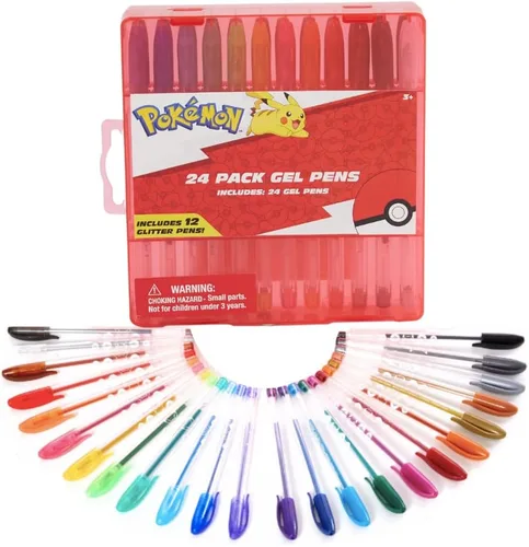 Miniatura 12 de Innovative Designs Beetlejuice - Juego de bolígrafos de gel para niños, paquete de 24 con bolígrafos de gel con purpurina, bonitos bolígrafos