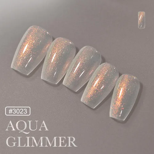 Miniatura 4 de GAOY Esmalte de uñas de gel brillante, 16ml de esmalte de gel con purpurina transparente, curado con luz UV para arte de uñas, bricolaje en casa