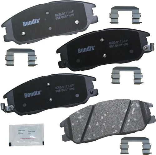 Miniatura 152 de Pastillas de freno delanteras cerámicas Bendix Priority1 CFC2302 para Hyundai Elantra 2021, Sonata 2022-2020, Kia K5 2023-2021
