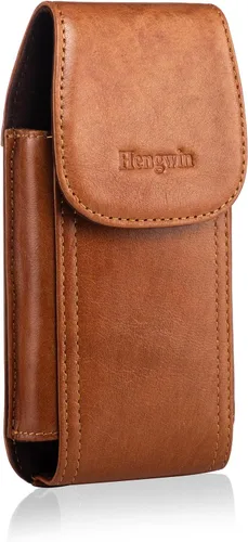 Funda de cuero genuino para cinturón de hombre, funda para cinturón de teléfono celular con clip para cinturón para iPhone 17 Pro Max 16 Plus 15 Pro