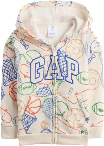 Miniatura 12 de GAP - Sudadera con capucha y cremallera completa para bebés varones, con logotipo de Playtime Favorites