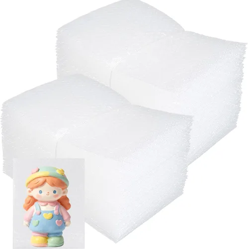 100 piezas de bolsas de burbujas, bolsas de burbujas de 6”x8” para compras, bolsas de acolchado de burbujas de doble pared para envío, embalaje,