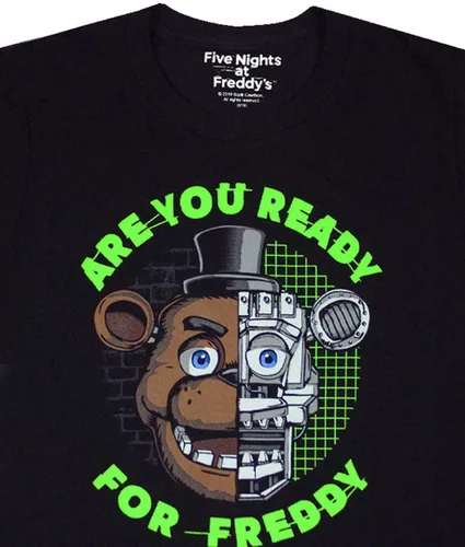Miniatura 4 de Five Nights At Freddy's Camiseta de niño I Survived, Negro
