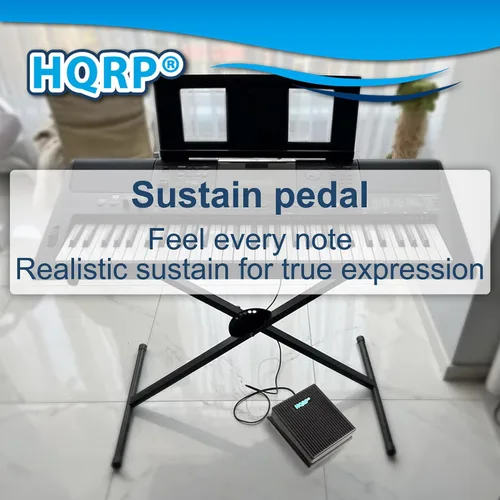 Miniatura 7 de HQRP Pedal Sustain para Casio CTK-2090, CTK-2400, CTK-3200, CTK-3500, CTK-4200, CTK-4400, CT-X700, PX-160, PX-S1100, CDP-S350, WK-6600 – Compatible