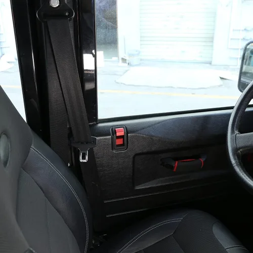 Miniatura 5 de YIWANG Aleación de aluminio para Land Rover Defender 90 110 130 2004-2018 cubierta de cuenco de puerta interior de automóvil, accesorios de repuesto