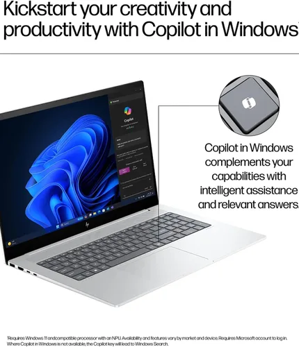 Miniatura 9 de HP Envy - Laptop con pantalla táctil para empresas, pantalla antirreflejos FHD de 17.3 pulgadas, Intel de 16 núcleos Ultra 7 155H (hasta 4.8 GHz)