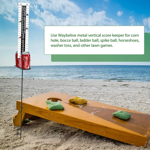 Miniatura 7 de Waybelive Marcador magnético de metal con soportes para bebidas, dos formas de instalación, se puede colocar tanto en un lugar plano o irregular