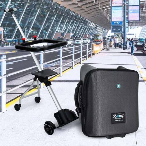 Miniatura 7 de LemoHome Equipaje expandible con ruedas giratorias, maletas grandes con diseño de asiento para niños, equipaje duro para mujeres y hombres, equipaje