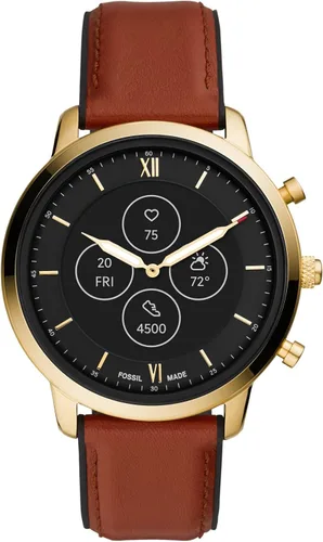 Fossil Neutra Hybrid HR Smartwatch para hombre con pantalla de lectura siempre activa frecuencia cardíaca seguimiento de actividad notificaciones de