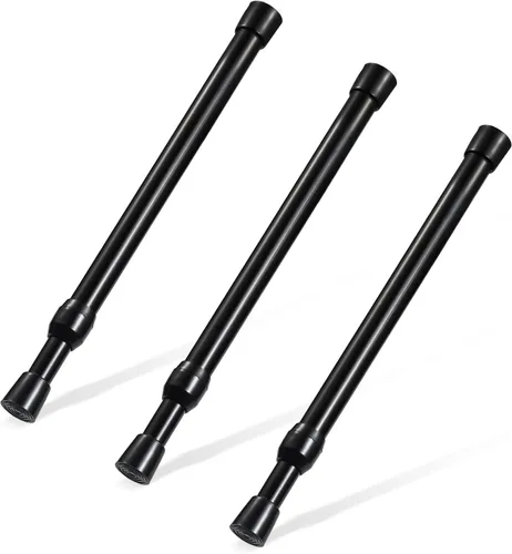 Miniatura 30 de Goowin - Varilla de tensión pequeña de 16 a 28 pulgadas, diámetro de 5/8 pulgadas de diámetro, sin taladrar, varillas de tensión cortas expandibles