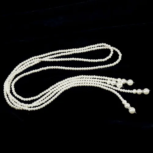 Miniatura 5 de BABEYOND - Collar de perlas sintéticas estilo art deco de la década de 1920, collar de perlas largas para fiesta de disfraces de estilo Gatsby