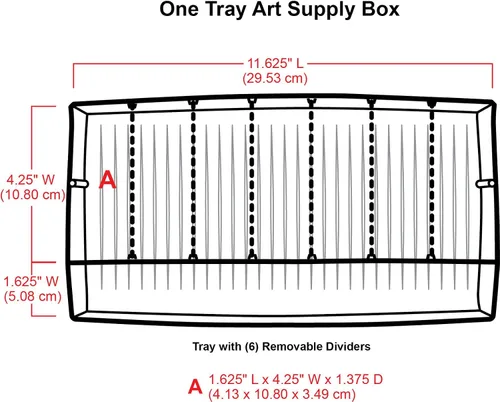 Miniatura 4 de ArtBin Charola Caja Material Artístico