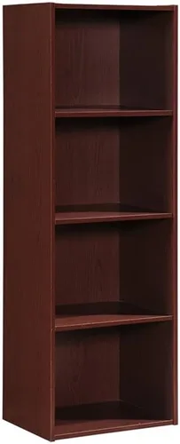 Miniatura 8 de Pemberly Row Estantería de madera multiusos con cuatro estantes en acabado beige