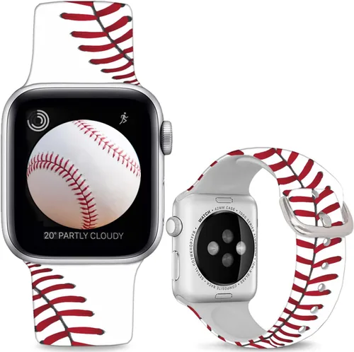 Miniatura 18 de Correas de silicona suaves compatibles con Apple Watch Band de 1.496 in 1.575 in 1.614 in 1.654 in 1.732 in 1.772 in 1.811 in 1.929 in, correa