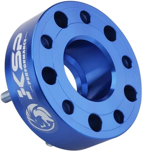 Miniatura 9 de KSP - Espaciadores de rueda de 5 x 5 para JK XK WJ WK, espaciadores de 2 pulgadas 5x127 con pernos 1/2-20 de 2.815 in, kit centrado en cubo para Azul