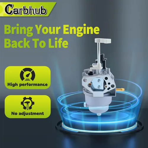 Miniatura 4 de Carbhub RY906500S Carburador apto para generador Ryobi RY906500S 6500 8125 vatios, carburador RY906500S, carburador Huayi RY906500S